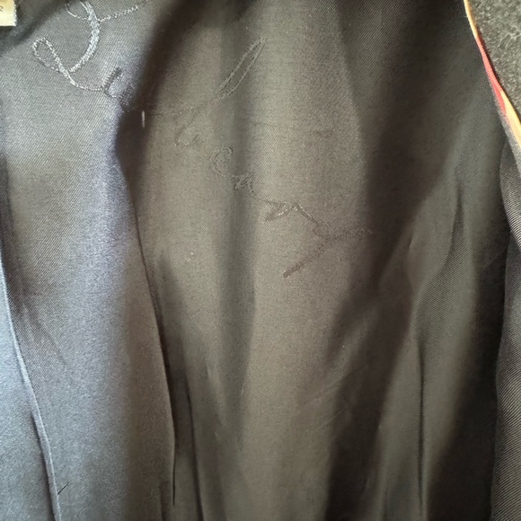 Burberry Black Wool and Cashmere Coat with Belt - Picture 8 of 9